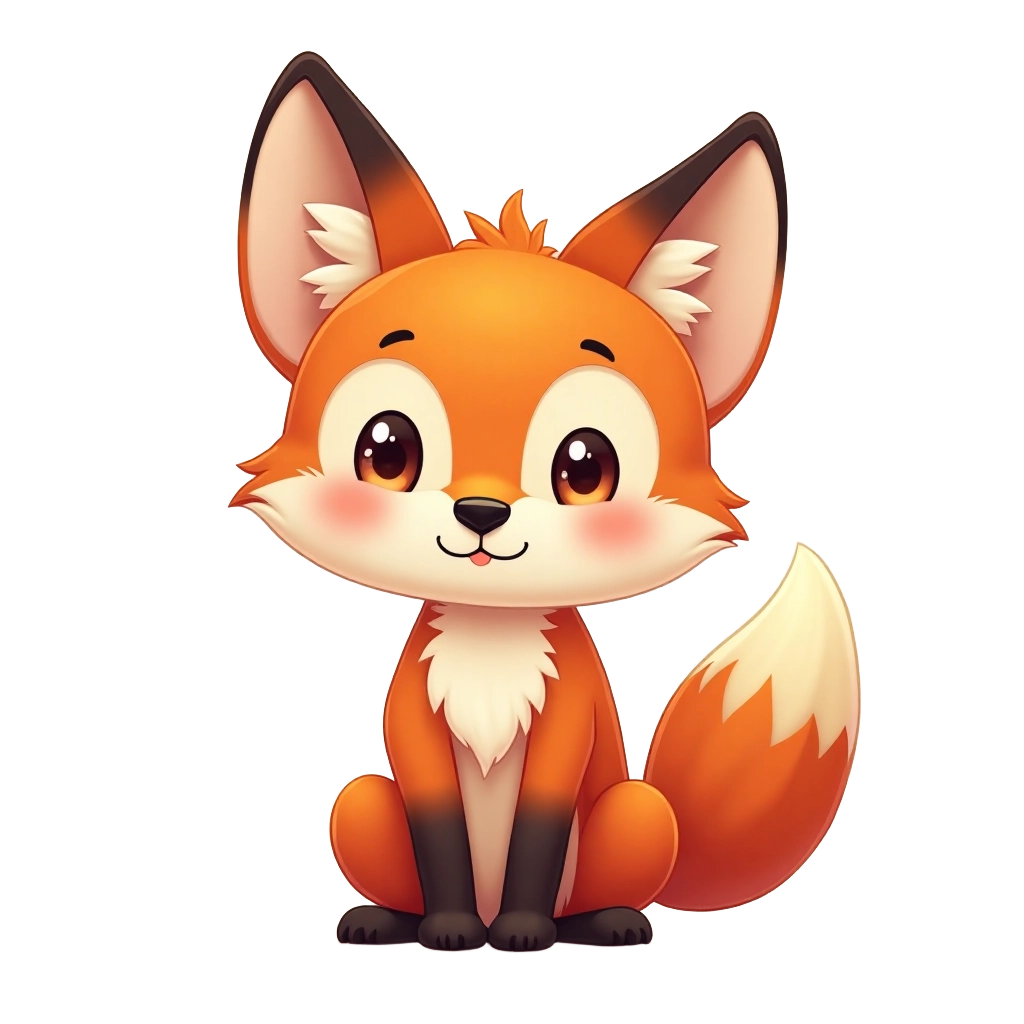 Cute Fox Illustration